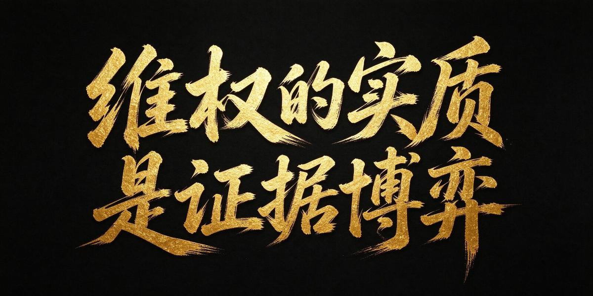 维权的实质 是证据博弈